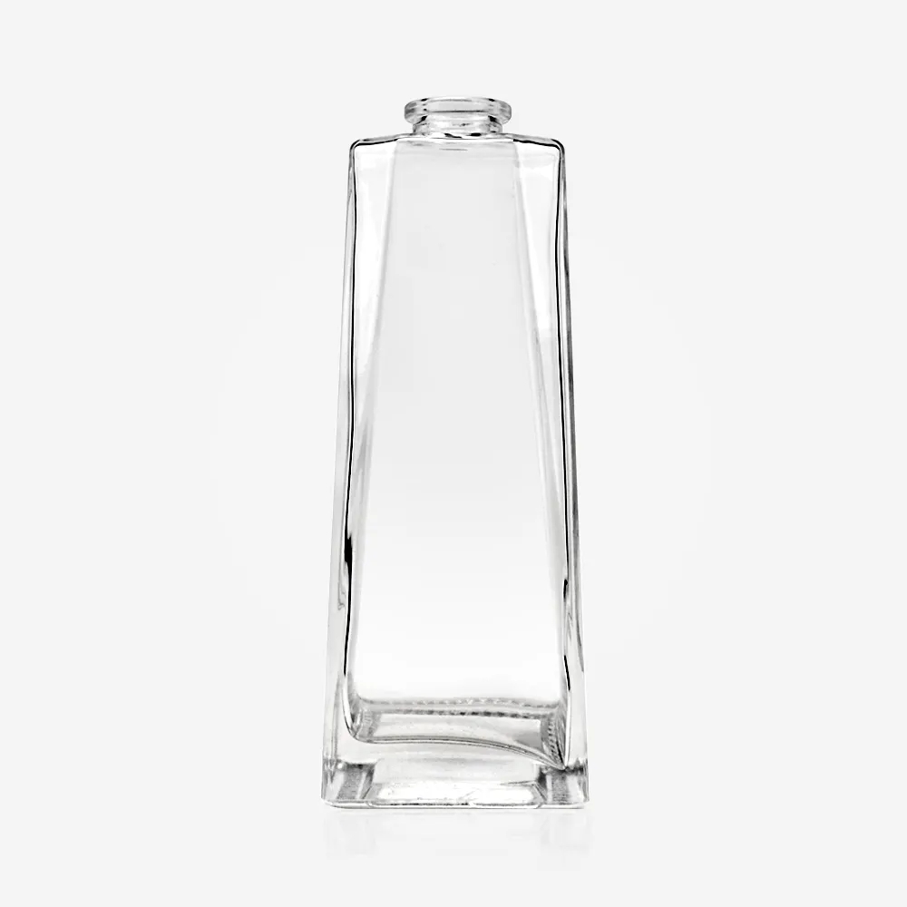 Custom Square 100ml 250ml 300ml 375ml 500ml Fruit Wine Champagne Liquor Drinks Empty Glass Bottle