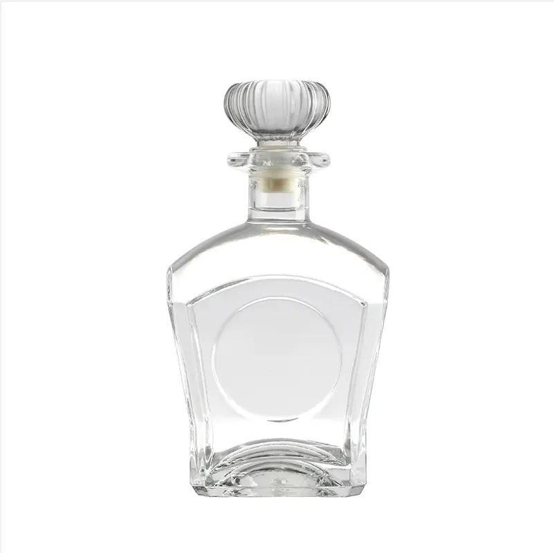 Designed 500ml 700ml 750ml Empty Rum Gin Whiskey Spirits Vodka wine Glass Bottles