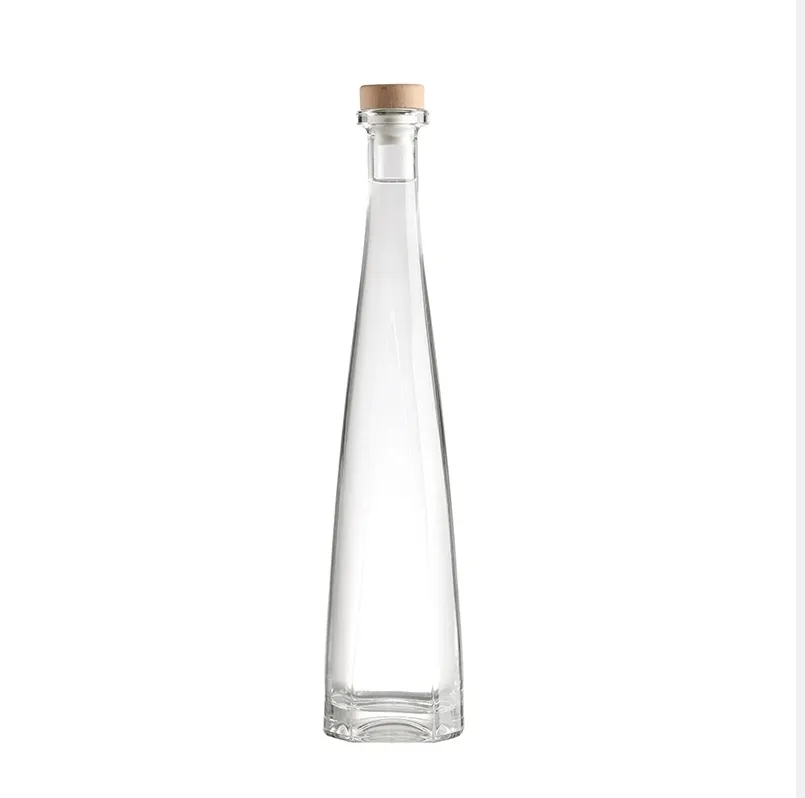 Custom 700ml 1000ml Empty Liquor Spirits Glass Whiskey Bottles Wine Glass Bottle Whiskey Mountain Bottles