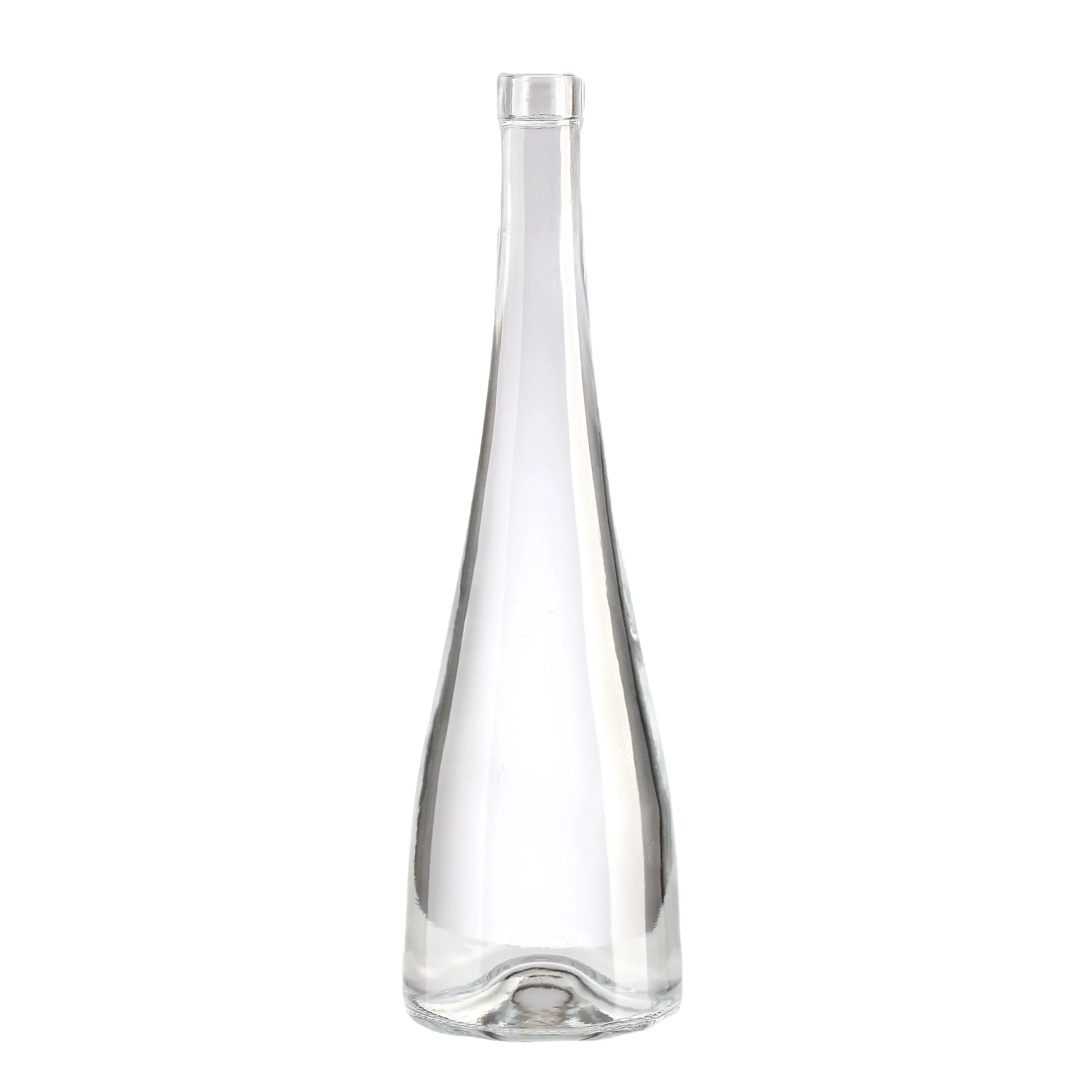 Evian Mineral Water Glass Bottle Champagne 350ml 500ml 750ml Wine Customized Logo Beverage Clear Hot Stamping Cap with Brush