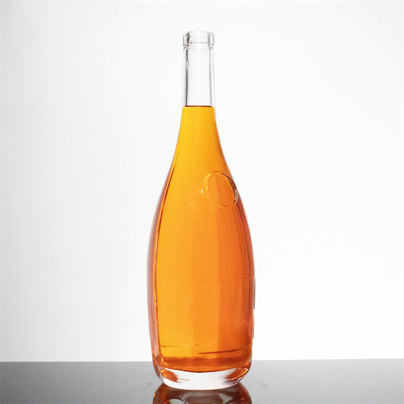 Unique Wine Bottles Whisky Bottles 750 Ml Glass Mini Wine Bottles with Cork