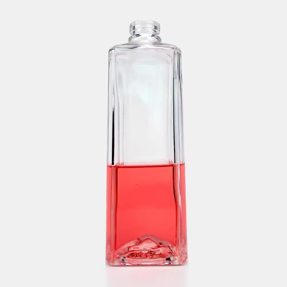 Customized Cork Top Liquor Spirits Rum Vodka Whiskey Tequila Gin empty Glass Bottles 850ml