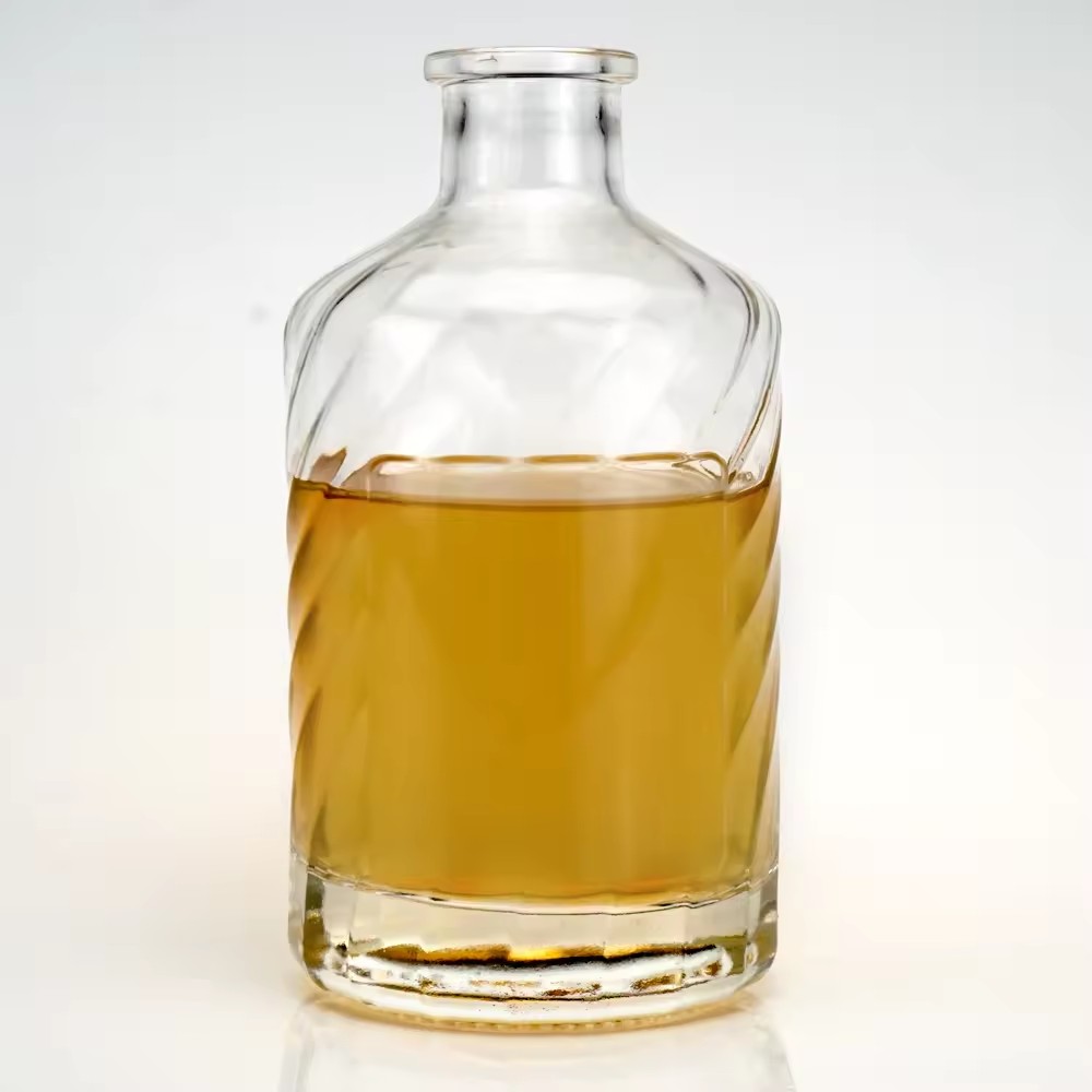 Wholesale 500ml Small Tequila Glass Bottle Empty Vodka Bottles for Brandy XO Glass Bottle