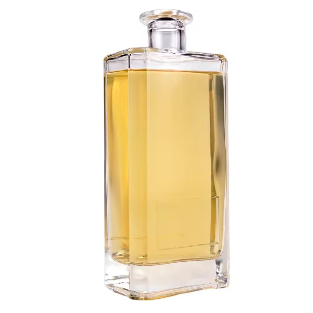 Empty Rectangular Whiskey Vodka Brandy Glass Bottle Wholesale 500ml 700ml 750ml Glass Rum Gin Tequila Bottle