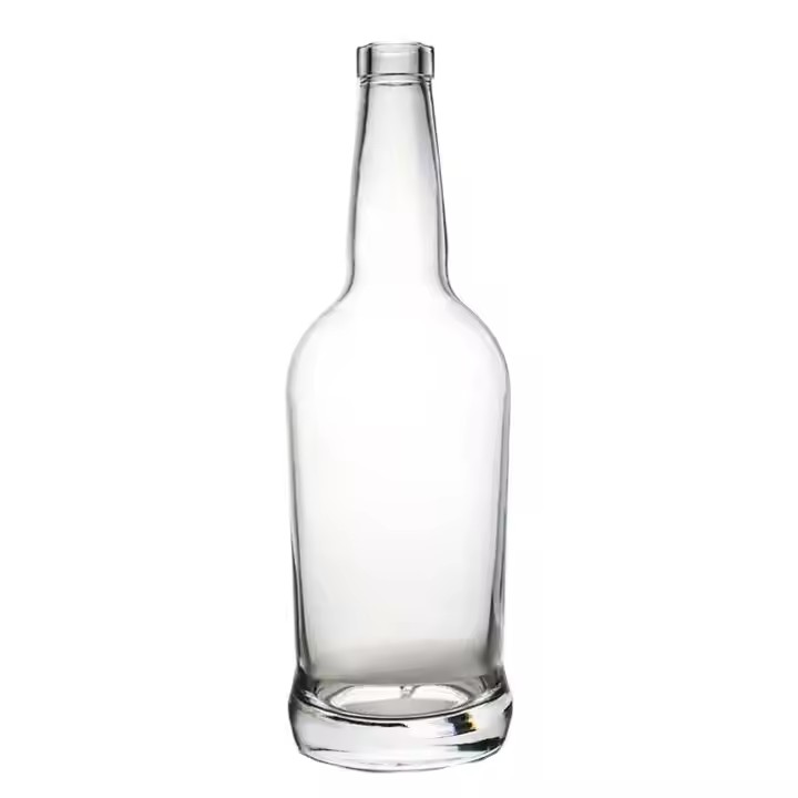 Super Flint 500ml 750ml Non-Breakable Glass Bottle for Beverage Tequila Whiskey Gin Custom Clear Colour Decal Surface Handling