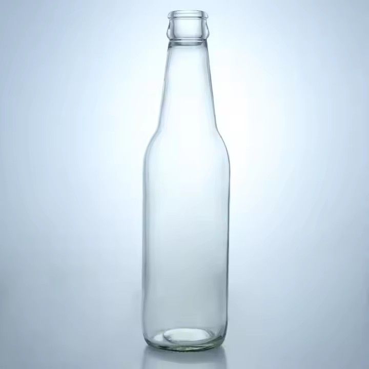 Wholesale High Quality custom 320ml Empty Round Juice Liquor Glass Bottle with Cork