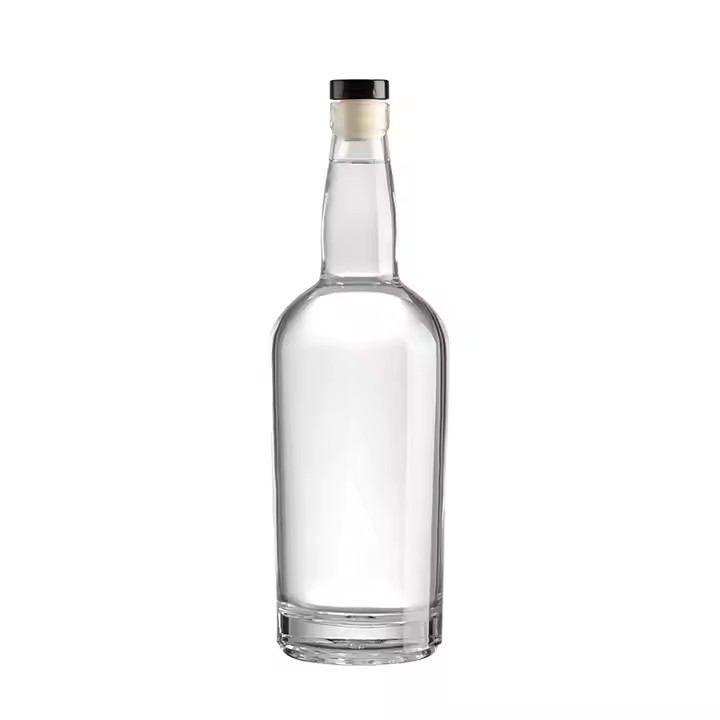 Good Quality 200ml 375ml 500ml 750ml Extra White Flint Glass Wine Liquor Bottles Empty Clear Glass Bottle Whisky Vodka bottles