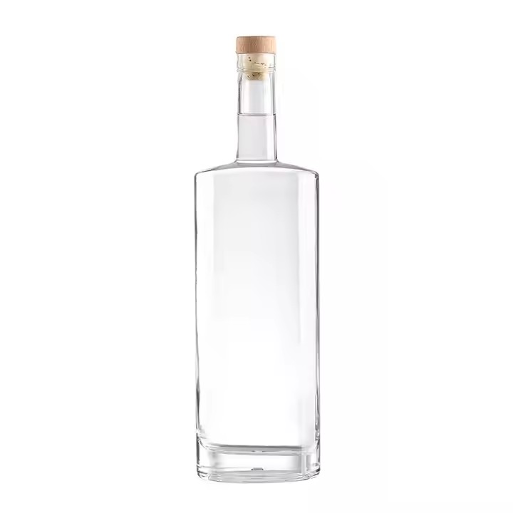 factory wholesale empty 500ml 750ml glass whiskey spirited bottles for liquor