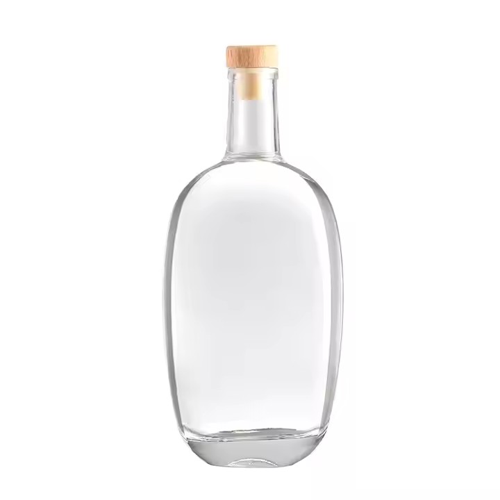 Luxury Crystal Gin Rum Brandy Spirit Whisky Vodka Liquor 500ml 750ml Alcohol Bottle Xo Glass Wine Bottles