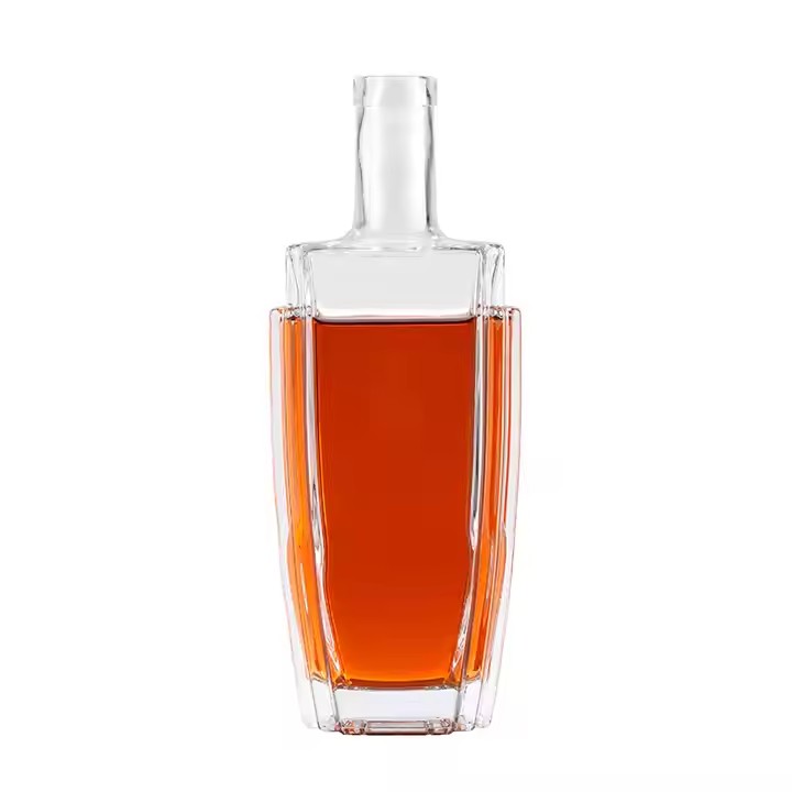 Fancy Personalized Liquor Whisky Rum Gin 500ml 700ml Vodka Alcohol Glass Xo Brandy Bottle