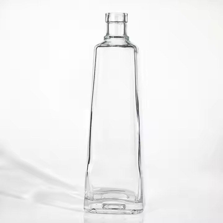 Manufacturer drinking material glass 700ml 750ml vodka rum whiskey gin tequila bottles