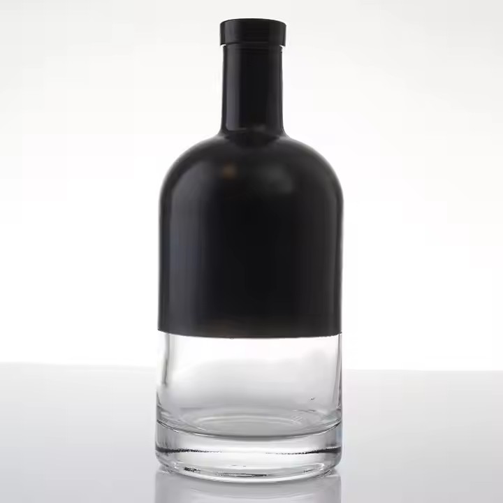 Custom 500ml 750ml Glass Vodka Bottle Empty Alcohol Spirit Liquor Bottle Sell