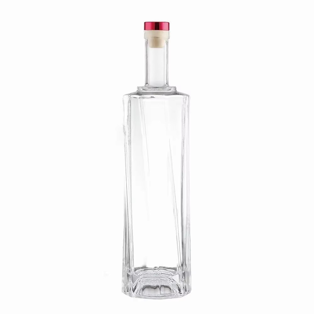 Custom Brand Borosilicate Empty Wine Bottle 750ml Cheap Bottle With Time Marker Wine Glass