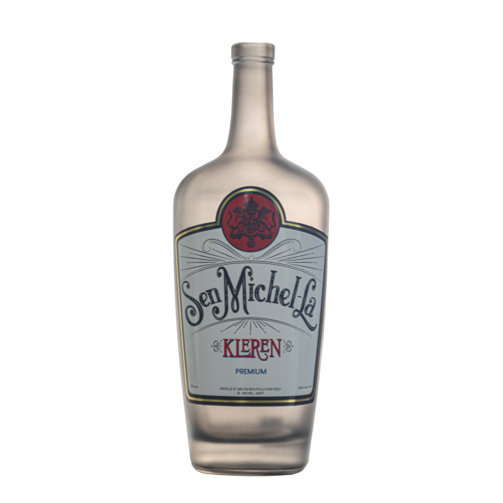 Wholesale Premium Flint Shape Clear Matte Black Finish 700ml 750ml Tequila Rum Gin Liquor Glass Bottles