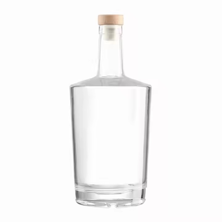 Frosted Glass Bottle for Rum Tequila Wine Brandy Energy Drinks-250ml 500ml 750ml Sizes Cork Stopper Seal 700ml Option Available