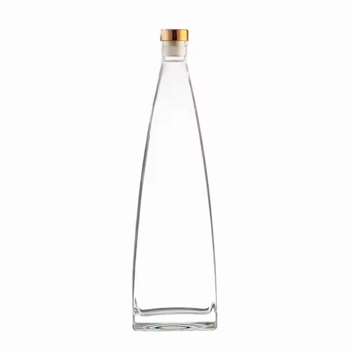 Customizable 500ml Vodka Whiskey Glass Bottle with Rubber Stopper for Tequila Brandy Energy Drinks Low MOQ of 20000pcs Available