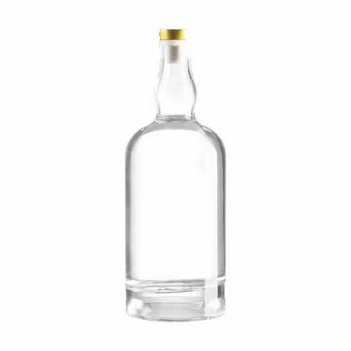 Custom Glass Liquor Bottles Good Price for Whiskey Vodka Gin Rum Wine Tequila-Quality Brand Brandy