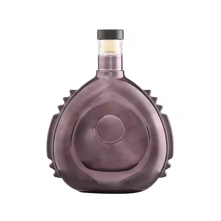 Premium Custom Flat Glass Bottles 750ml Rum Whiskey Vodka Gin Spirits Liquor Wine Glass Bottle