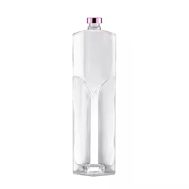 Luxury Empty 750ml Vodka Glass Bottles Creative Drink Glass Bottles Whiskey Empty Bottles