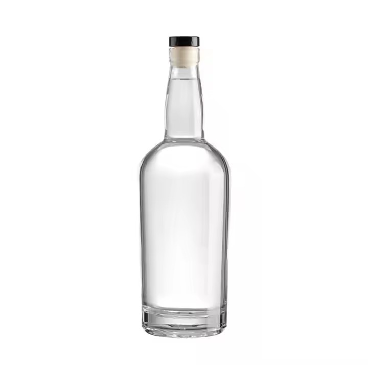 Factory Manufacturer 750ml Glass Beverage Bottles Wine Whiskey Tequila Vodka Thick Bottom Glass Bottles