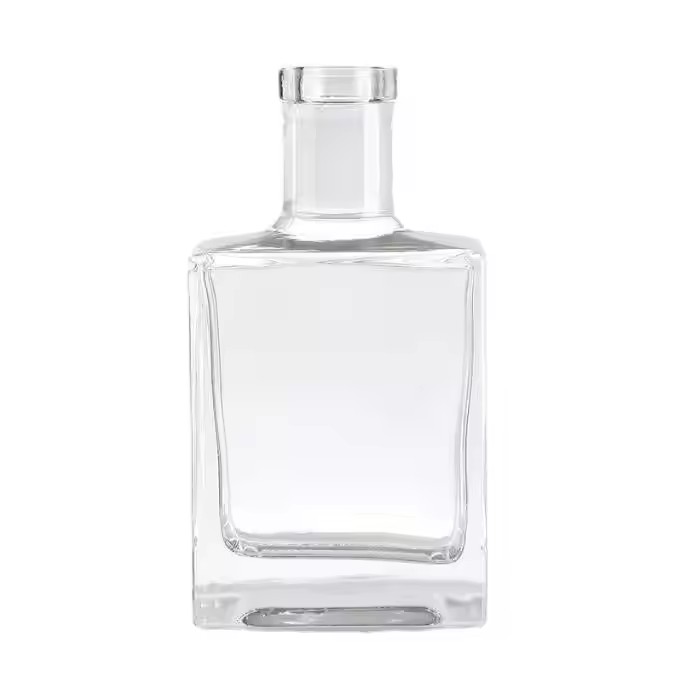 Glass Square 750 ml 500 ml Glass Bottle Wholesale