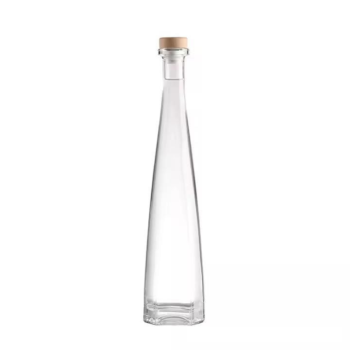 Customized Clear Glass Bottles 375ml 500ml 700ML for Liquor Spirits