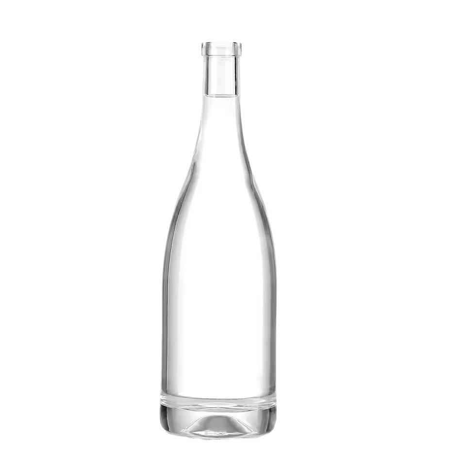 Luxury Style Most Popular Glass Product Factory Directly Supplies Cork sealed Wine Glass Bottle for Customization