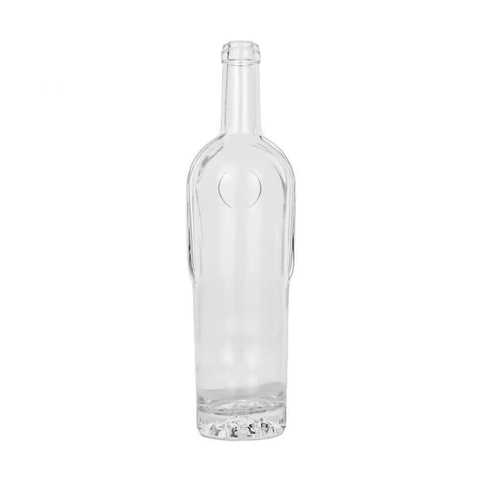 750ml Glass Spirit Bottle Customized Tequila/rum/gin/vodka/whisky Chinese Manufacturer