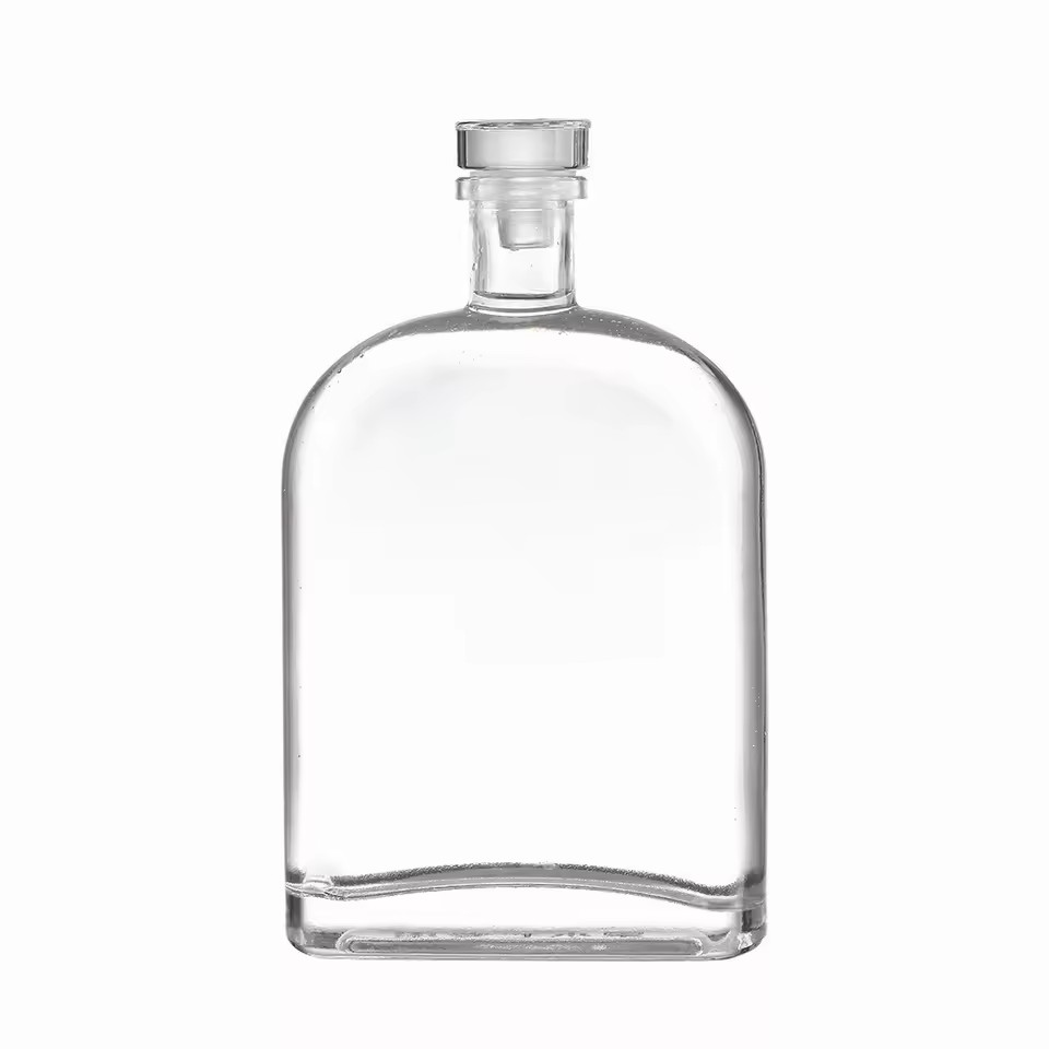 750ml Crystal Cap with Rubber Stopper Sealing for Spirit Whiskey Vodka Gin Rum Brandy Jim Beam Hine Tequila