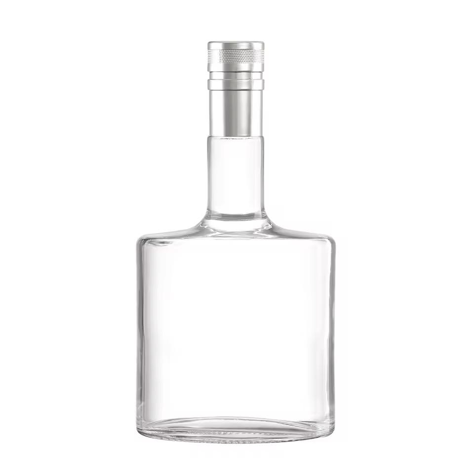 Wholesale Price Custom Logo 350ml 500ml Capacity Small Beverages Whisky Glass Bottles for Sale