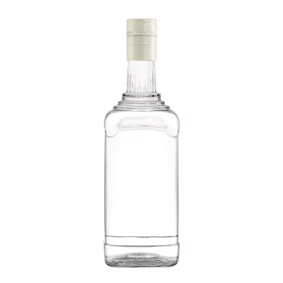 Customized 500ml 750ml Liquor Whisky Vodka Spirits Glass Bottle with Screw Cap for Distillery