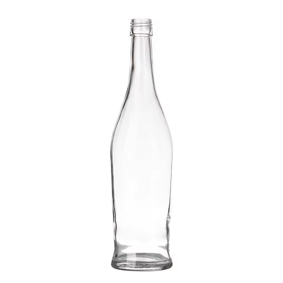 Canadian Market 500ml 750ml Empty Clear Rum Whisky Spirits Tequila Glass Bottle for Spirits Industry Applications