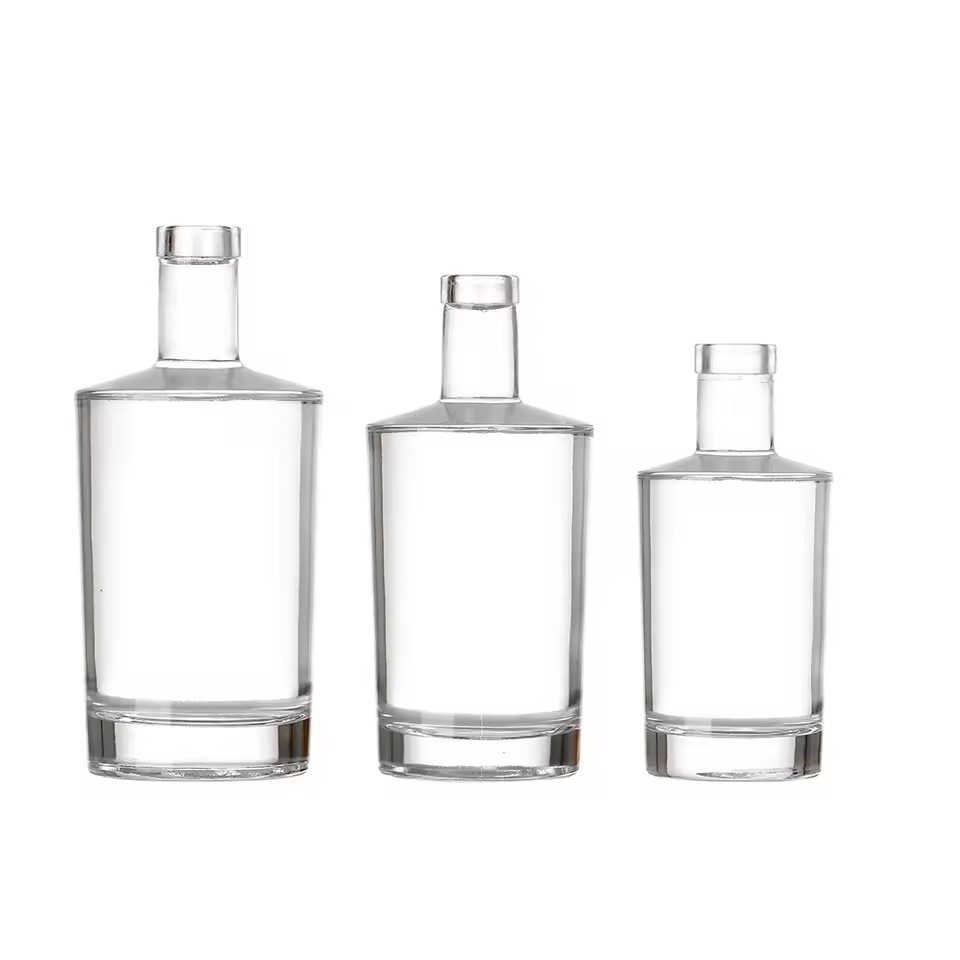 Various Size Winery Luxury Super Flint Empty 500ml 750ml Glass Spirit Bottle for Liquor Gin Wine Brandy Whiskey