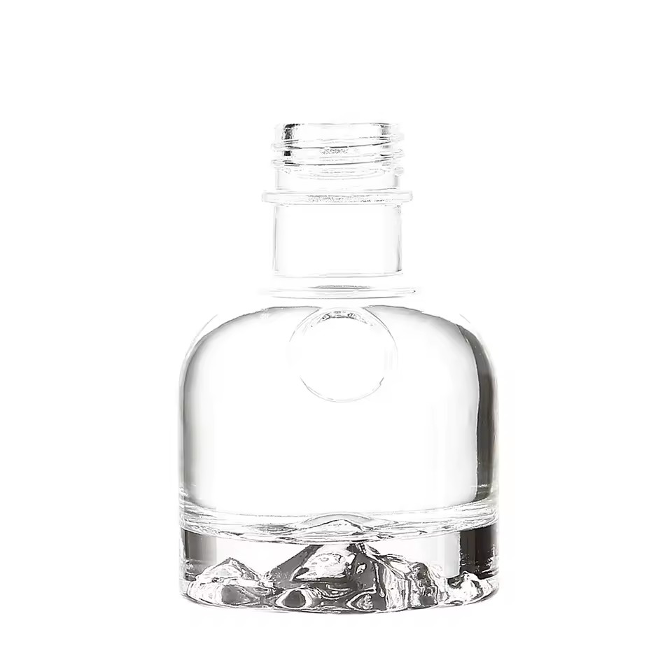 Underwater Glaciers Customized Art Bottom Transparent 20ml 30ml 50ml 100ml Glass Reed Diffuser Bottle for Luxury Perfume