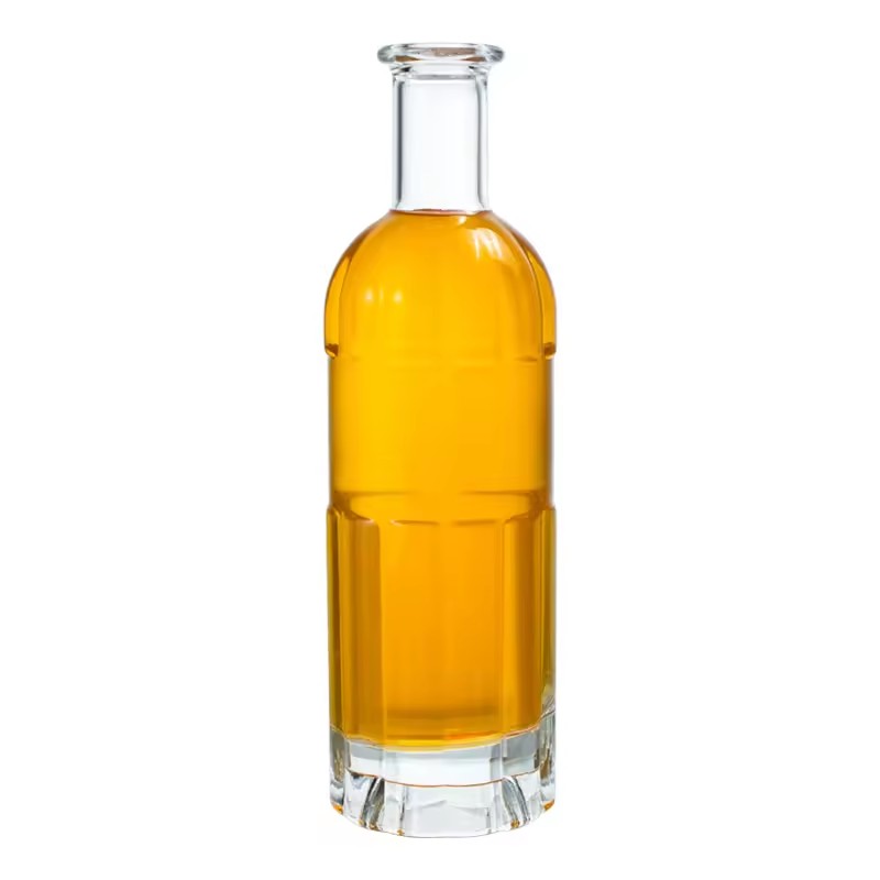 Custom Empty Glass Liquor Bottle 500ml Whiskey Vodka Spirit Glass Spirits Bottle