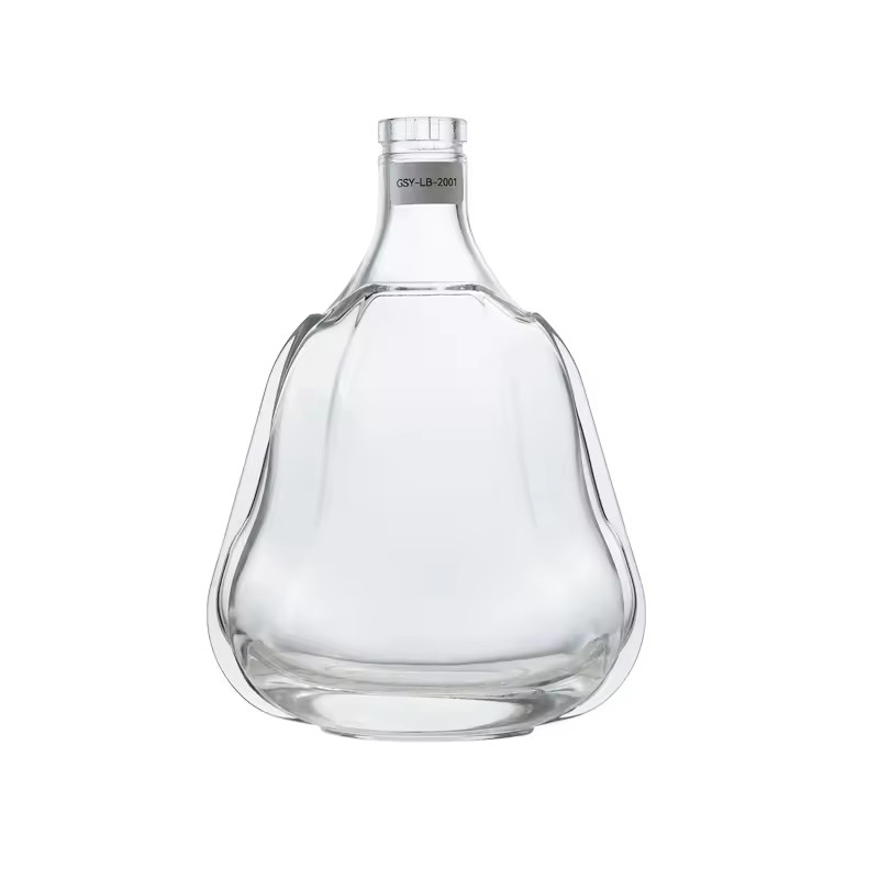 Custom 750ml Empty XO Glass Bottle for Gin Vodka Whisky Tequila Liquor Alcohol Spirits