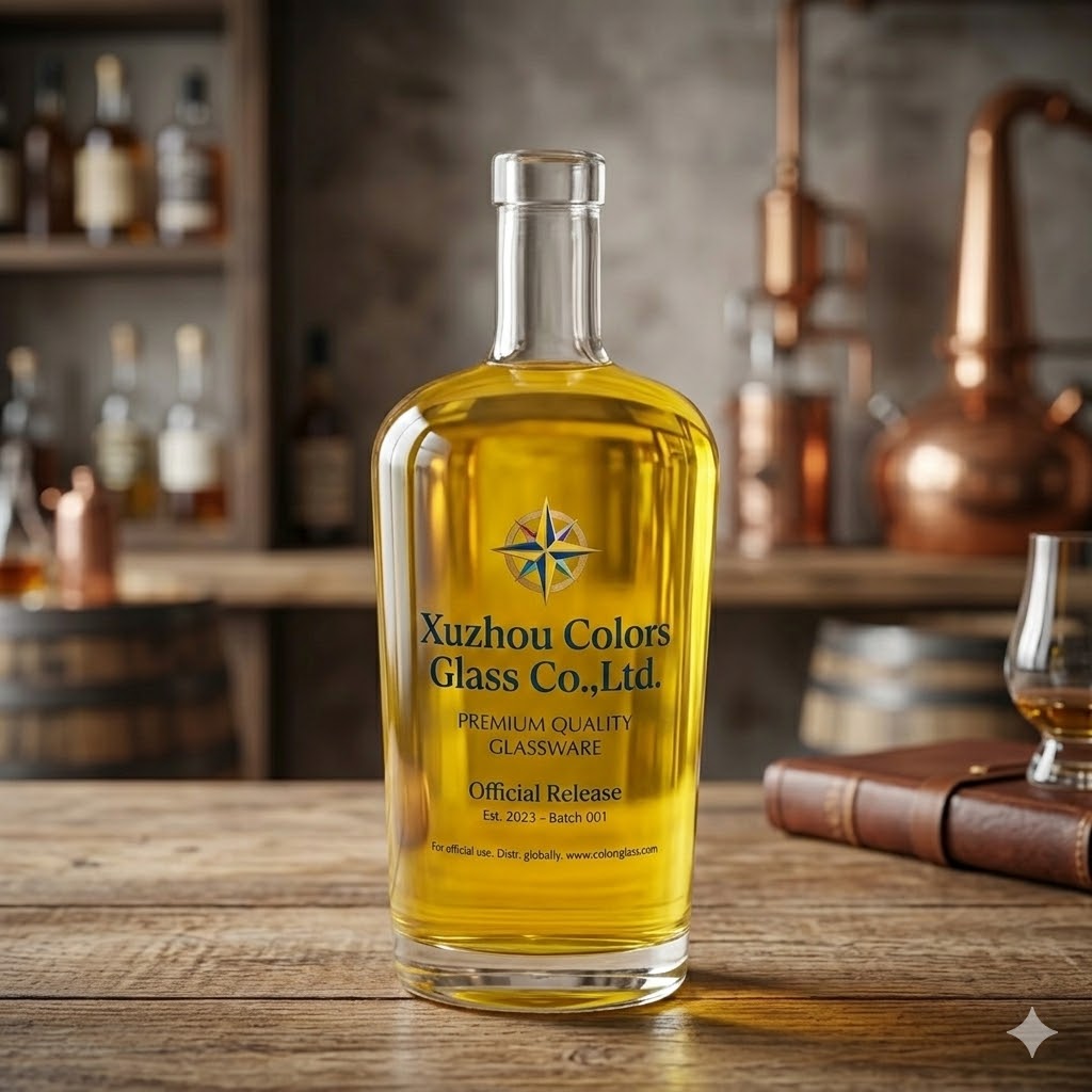 Wholesale 750ml Super Flint Glass Bottles for Spirits & Beverages