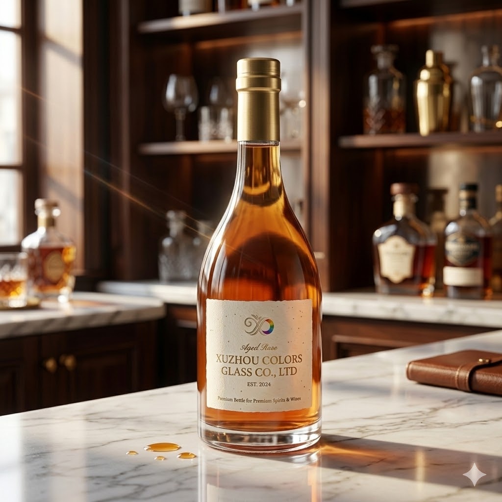 750ml Glass Bottle for Whisky, Vodka and Liquor