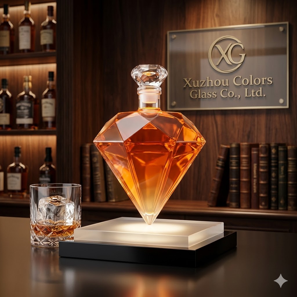 700ml Glass Spirits Bottle with Tamper Evident Cap