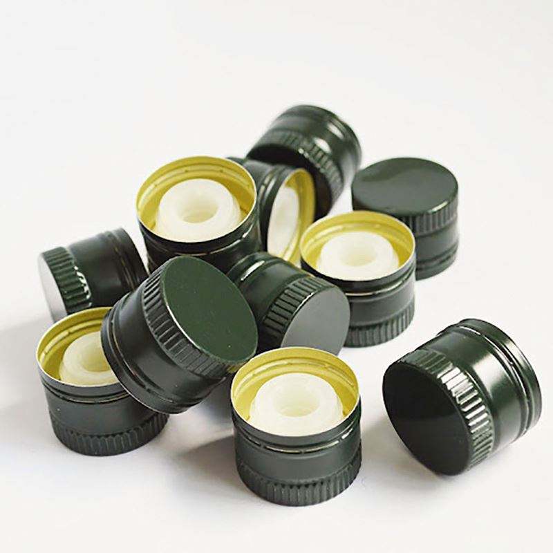 31.5×24 mm Aluminum Screw Caps for Olive Oil Bottles