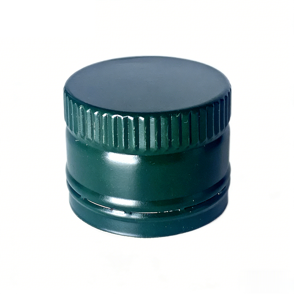 Eco-Friendly Aluminum ROPP Screw Cap for Liquor, Olive Oil & Edible Oil Glass Bottles