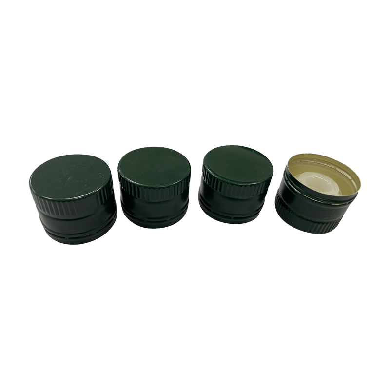 Topack 31.5x24mm 31.5x44mm Aluminium Plastic Olive Oil Bottle Cap with Non-refillable Pourer Insert ROPP Screw Closure