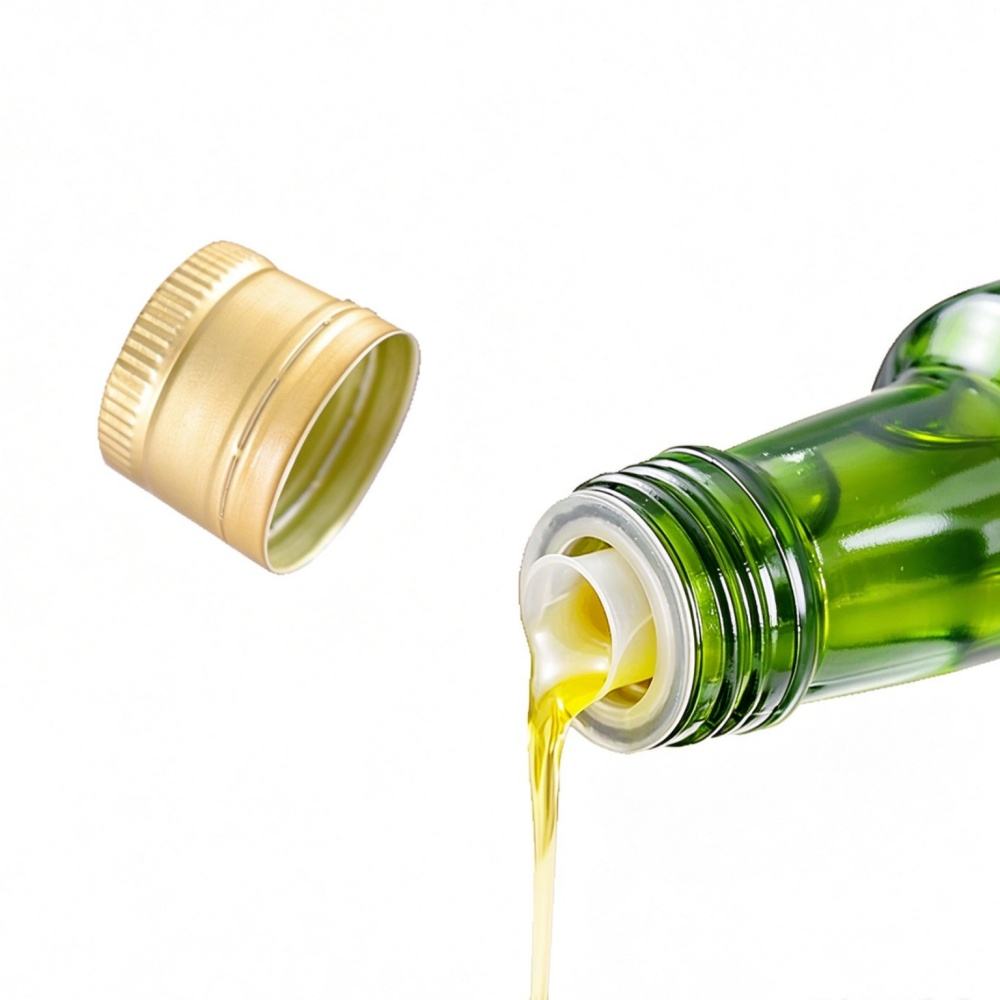 31.5x24mm Food-Grade Plastic Pourer Insert Spout for Olive Oil Glass Bottle Closure