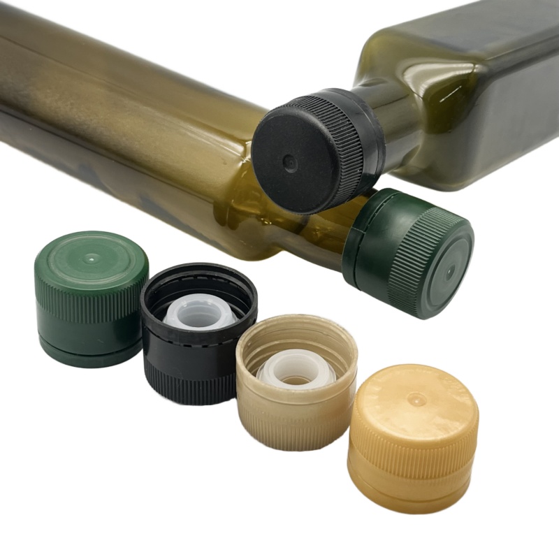 Food-Grade 30mm 33mm Tamper-Evident Aluminium Screw Cap for Spirits, Liquor and Olive Oil Glass Bottles