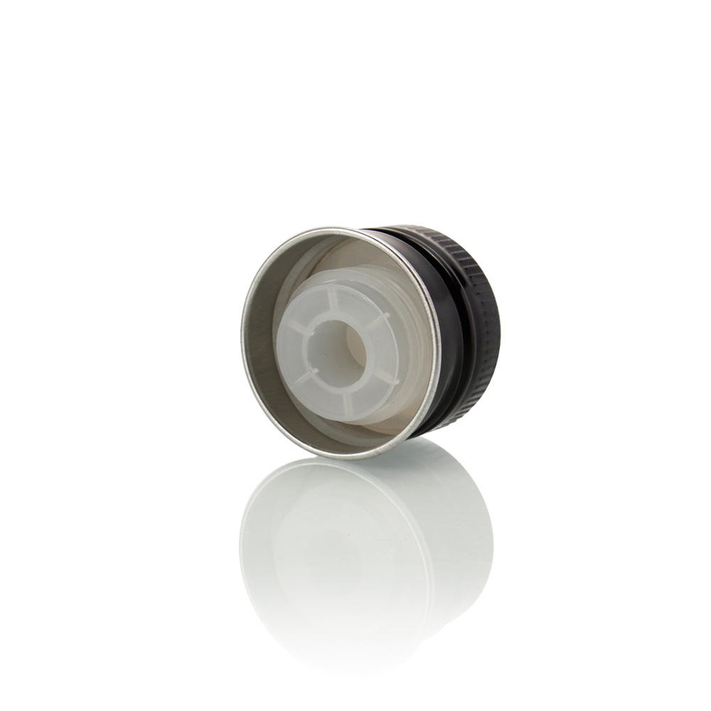 Customized 31.5x24mm Pop-Up Retractable Pourer Aluminum-Plastic Olive Oil Bottle Closure