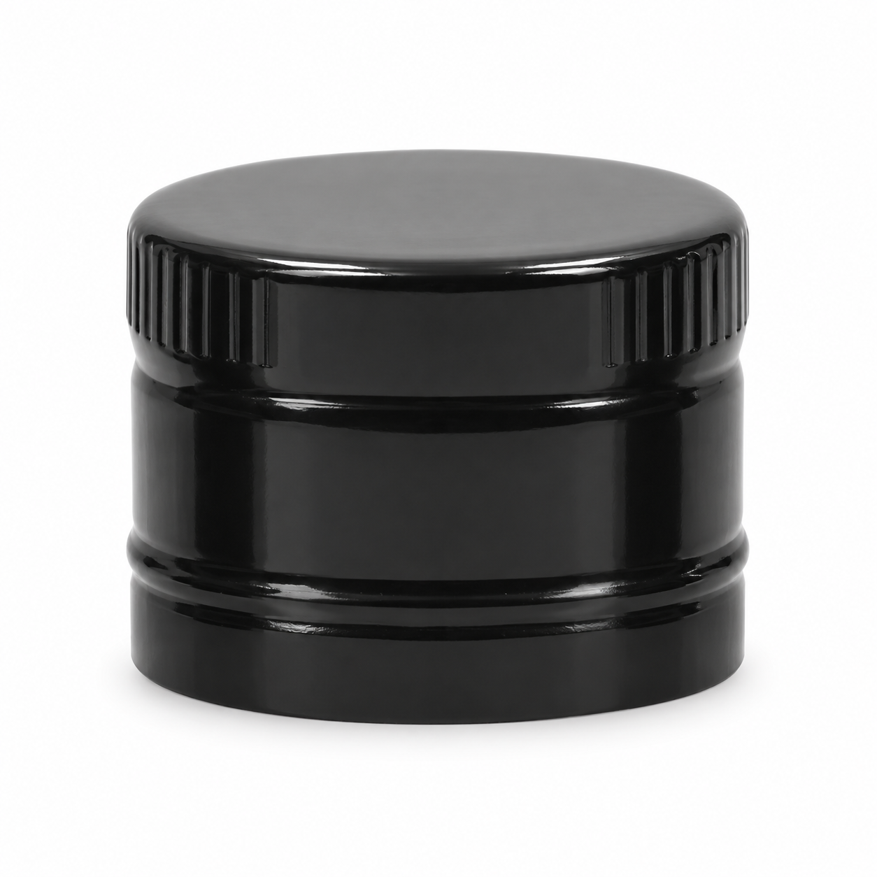 Custom Black Aluminum Plastic Bottle Cap with Pourer Insert