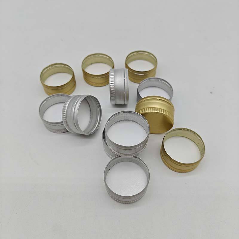 28mm Wholesale Tamper-Evident Aluminum Cap for Glass Bottles