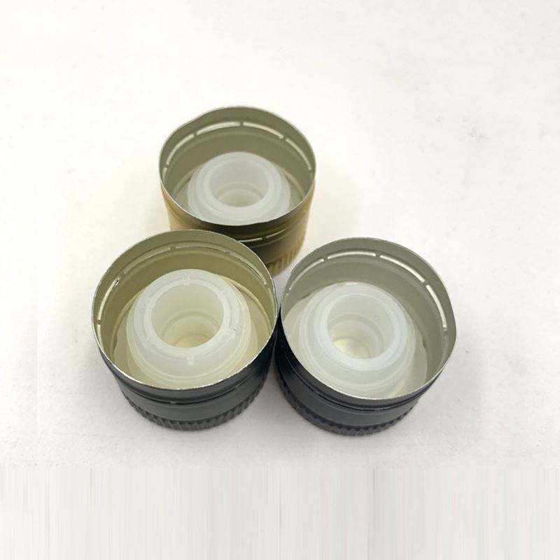 Wholesale 31.5x24mm Aluminum ROPP Screw Cap with Pourer for Olive Oil Glass Bottles