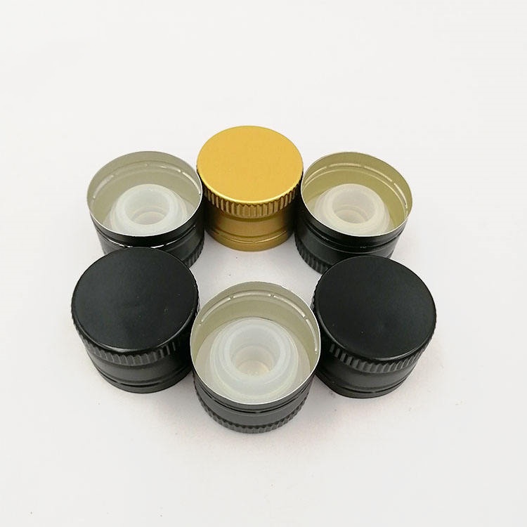 Wholesale High Quality Olive Oil Bottle Aluminium Caps 31.5x24mm ROPP Closures