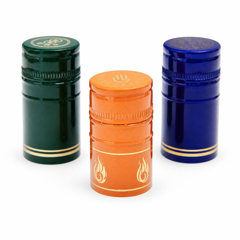 Wholesale Aluminum ROPP Pilfer Proof Screw Caps for Wine Whisky Vodka and Olive Oil Glass Bottles